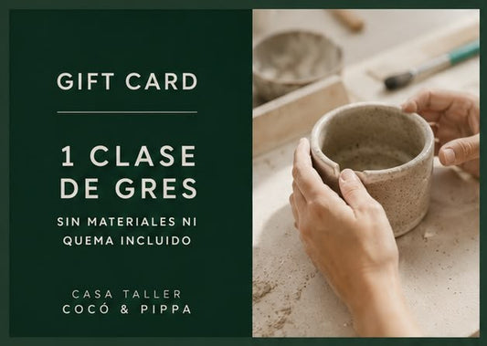 Giftcard 1 Clase de Gres Sin Materiales