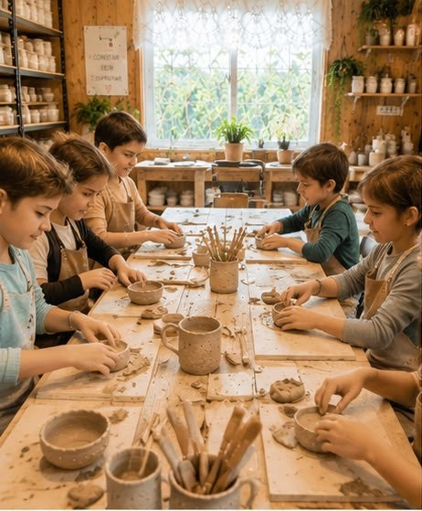 Taller explorativo Cerámica Gres Niños